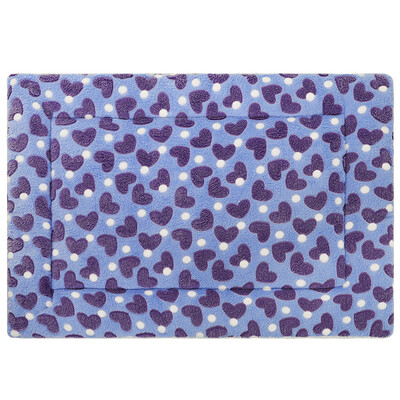 

L&H Lohas Pet Cotton Pad Pet Nest Dog Mat Cat Mat Mat Cover Pad Cat Dog Supplies Peach Heart Purple 70cm50cm