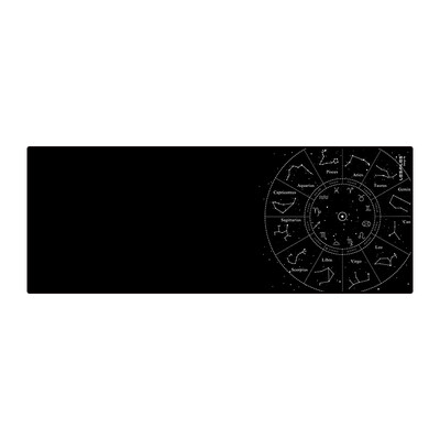 

LESAILES mouse pad 8003003 thickening oversized computer desk mat precision edging steam eating chicken with office gaming mouse pad constellation