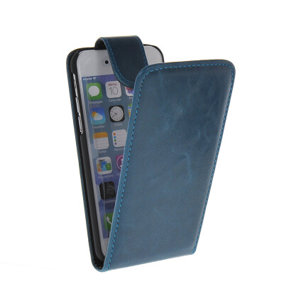 

MOONCASE Smooth skin Leather Bottom Flip Pouch Case Cover for Apple iPhone 6 ( 4.7 inch ) Blue