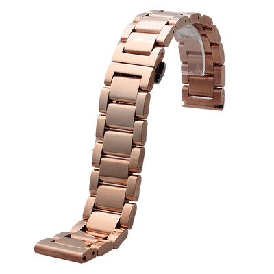 

Старый сапожник (laopijiang) ZD-S0027 Solid Gold 21мм из нержавеющей стали часы с полной стальной бабочки нержавеющей стали пряжки