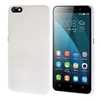 

MOONCASE Huawei 4X Жесткий чехол Прорезиненные Резина Вернуться чехол для Huawei Honor 4X Белый
