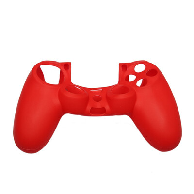 

1 PCS Silicone Rubber Skin Cover Protective Case for PS4 Controller Red