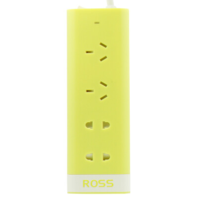 

ROSS C2218Y four four-hole children&39s protection energy-saving fire socket plug-in board plug row row plug board board line switch socket socket length of 18 meters lemon yellow