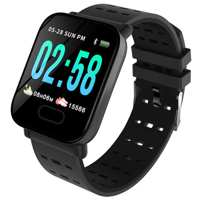 

Waterproof 13 inch color big screen smart bracelet heart rate blood pressure detection remind Bluetooth wristband sports watch
