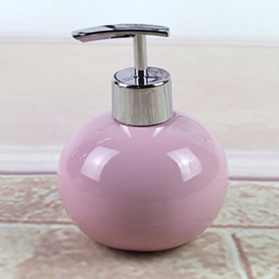 

300ml Toilet ceramic Dispensers pump shower shampoo bottle hand sanitizer container Bathroom Accessories Soap box