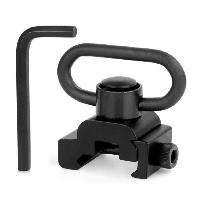 

Sling Swivel Mount Base with Push Button 20mm Ring Swivel Quick Release Button QD Sling Attachment