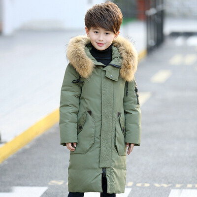 

Warm Winter Children down Jackets boys duck Down Outerwear Coats Down Parkas Kids jacket Children Outerwears -30cold winter
