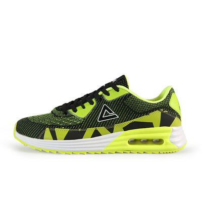 

PEAK mens shoes autumn&winter new retro casual shoes lightweight non-slip wear-resistant cushion sports shoes E62797E black fluorescent yellow 42 yards