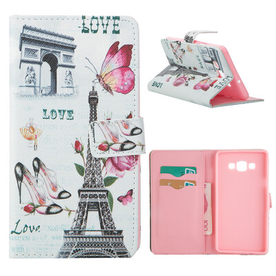 

MOONCASE ЧЕХОЛ ДЛЯ Samsung Galaxy A7 Flip Leather Wallet Card Slot Foldable Stand Feature [Pattern series] /a09