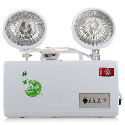 

Jingdong Supermarket] Shenlong fire double-headed emergency light 3C certification highlight LED commercial home double-headed emergency lights KX-ZFZD-E3W1