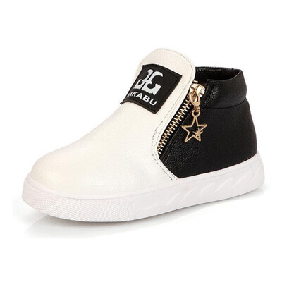 

Autumn Winter brand girls boots fashion new Shoes For girls Top zipper Fringe Girls Boots Fur Thick Warm Martin Childrens Shoes