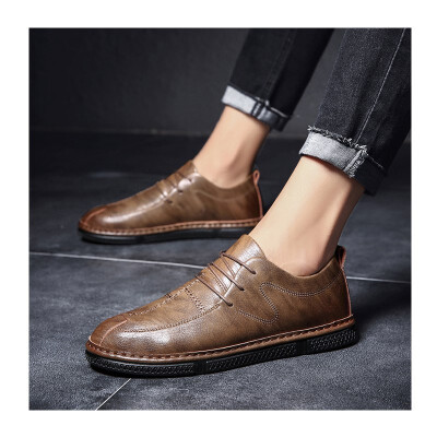 

2018 fashion autumn new mens casual shoes British style business mens shoes wild tide shoes Korean shoes