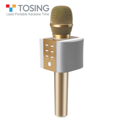 

TOSING karaoke microphone Blue tooth Wireless Condenser microfone professional Mobile Phone KTV MIC music Player for iOS Android