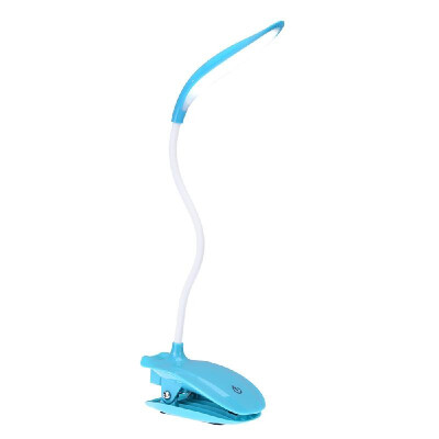 

16 LED Desk Lamp USB Rechargeable Dimmable Lightweight Clip Lamp with Sensitive Touch Button for Bedside Reading Study