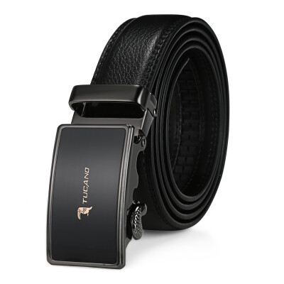 

Woodpecker TUCANO Mens Belt Mens Leather Belt Mens Business Casual Automatic Buckle Trend Korean Youth Pants Genuine WDE7923A-88B0