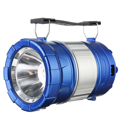 

Solar Rechargeable LED Flashlight Power Camping Tent Light Torch Lantern Lamp