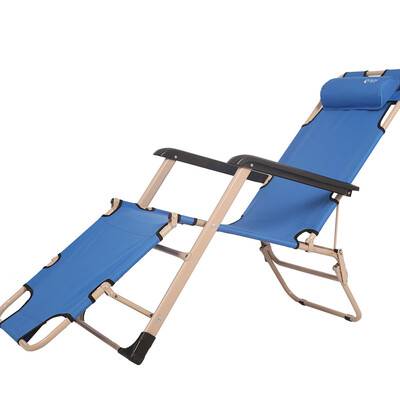 

Red camp recliner Folding chair nap chair office simple bed saddle bed outdoor beach chair