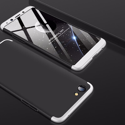 

Goowiiz Phone Case For OPPO A73F5F5 YouthA75F7A3 Fashion Color collision 360 Degree Coverage PC Full Protection