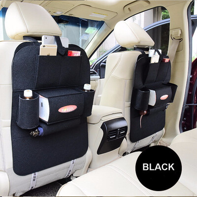 

Auto Car Back Seat Storage Organizer Trash Net Holder Multi-Pocket Travel Storage Bag Hanger for Auto Capacity Storage Pouch