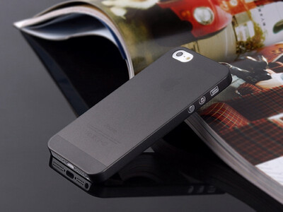 

BLACK For Apple iPhone 5 5S Ultra Thin 0.3mm Back Hard Case Cover Skin