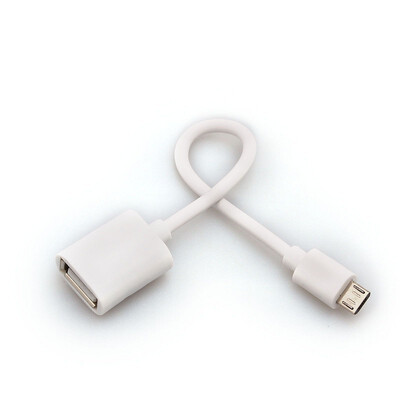

NEW White Pure Color Mini USB OTG Cable Adapter for Samsung Mobile Phone GALAXY S4