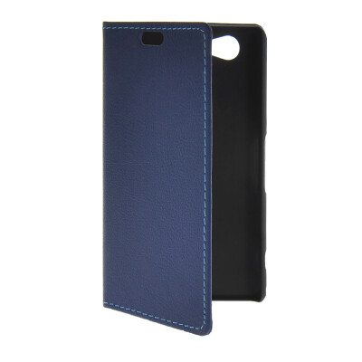 

MOONCASE Slim Leather Flip Wallet Card Pouch with Kickstand Shell Back ЧЕХОЛ ДЛЯ Sony Xperia A2 Blue