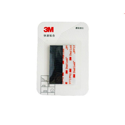 

3M Adhesive Velcro Glue Velcro Velcro Mushroom Buckle Home Car Multifunction Mushroom Buckle Black 3550 75mm25mm4 Piece Boxed