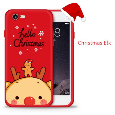 

ASINA Christmas Phone Case For iPhone 7 8 X Xs Max Soft Silicone Cover For iPhone 7 8 Plus XR Case Santa Claus Funda Coque Capa