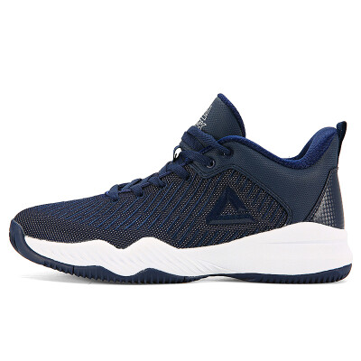 

PEAK mens shoes non-slip wear-resistant comfortable basketball shoes outfield boots sneakers DA830041 Navy 42