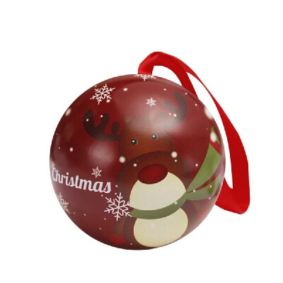 

Iron Spherical Fashion Candy Box Ball Christmas Storage Jar Storage Cans Hotel