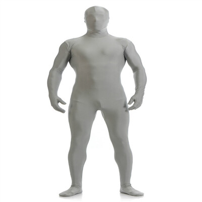 

Gesikai Mens Full Bodysuit Purple Lycra Spandex Zentai Bodysuit Second Skin Tights Suit Mens Fitness Suits Halloween Costumes