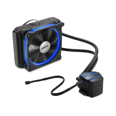 

Segotep Liquid Freezer Water Ice Cooling System CPU Cooler Fluid Dynamic Bearing 120mm Fan with Blue LED Light