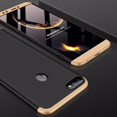 

Goowiiz Phone Case For Huawei Y7 Prime 2018Nova 2 LiteEnjoy 8Honor 7C Fashion Color collision 360 Degree Coverage PC