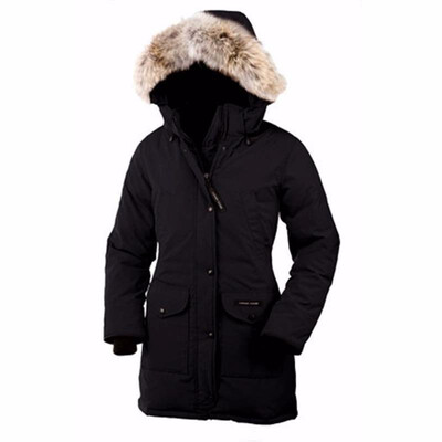 

Women Winter Long Style Overcoat Goose Womens Trillium Parka Feather Goose Down Jacket Coyote fur Coat Ladies Trillium Parka