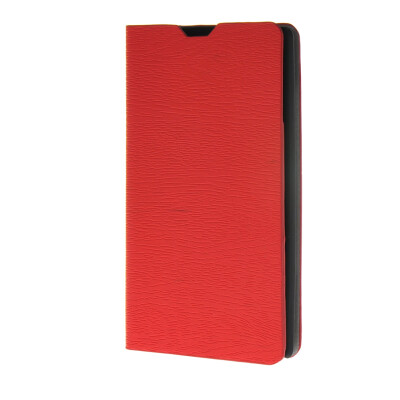 

MOONCASE Leather Side Flip Wallet Card Holder Stand Shell Pouch Case Cover for LG Magna Red