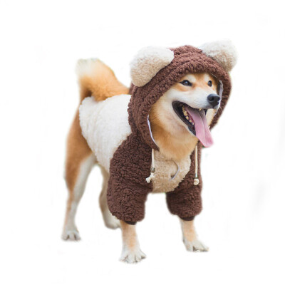 

Huayuan pets hoopet dog clothes large dogs autumn&winter loaded Golden Retriever dog Akita dog cotton coat changed body