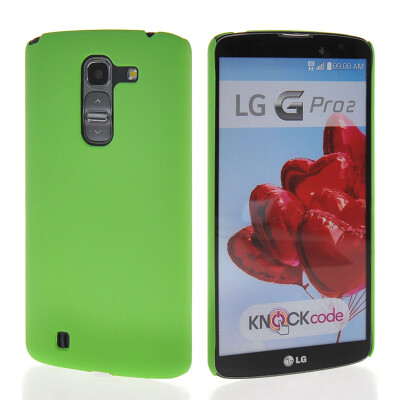 

MOONCASE Hard Rubberized Rubber Coating Devise Back Case Cover for LG Optimus G Pro 2 F350 Green