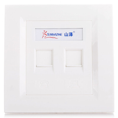 

Shanze SAMZHE WAN-14 thick luxury voice information four-port panel