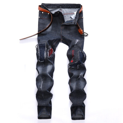 

Mens Ripped Jeans 2018 Brand Fashion Luxury Designer Men s Clothing Jeans Para Hombre Skinny Pants Plus Size pour femmes jeans for