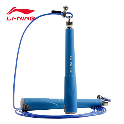 

Li Ning LI-NING wire rope skipping adjustable men&women professional sports weight loss adult fitness equipment bearing sporting goods test special jump rope blue 3 m