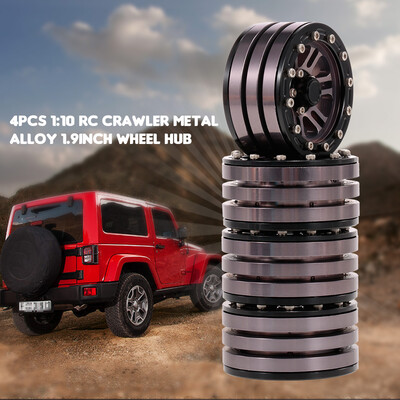 

4pcs 110 Metal Alloy 19" Wheel Rim Beadlock for 110 Traxxas HSP Redcat Tamiya Axial SCX10 D90 Hpi 4WD RC Crawler Car