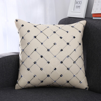 

1PC Grid Bed Sofa Throw Pillow Cushion Case Home Decor Square Washable Multicolored High Quality Home Decor