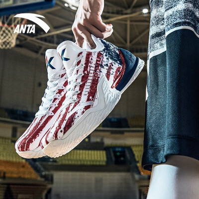 

Anta ANTA 11831102R KT3 Thompson 3 generation low to help sneakers finals basketball shoes Anta white university red deep Tibetan green 65 male 39