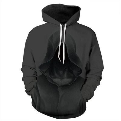 

QYDM0229Mens Hoodie 3D Printed Women Pullover Sweater