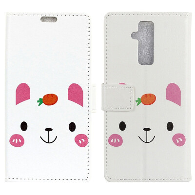 

MOONCASE Alcatel 7 Painted Leather Case - Radish Rabbit