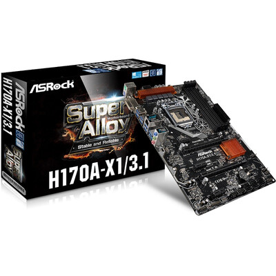 

Материнская плата ASRock H170A-X1 / 3.1 (Intel H170 / LGA 1151)