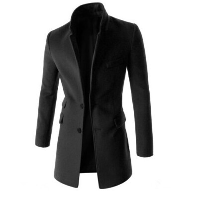 

Zogaa Men's Wool Coat Slim