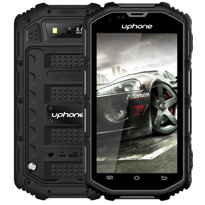 

Uphone U5A Rugged Android Phone - Dual Core CPU IP68 Waterproof Dust Proof Rating Shockproof OrangeYellowGreenBlack