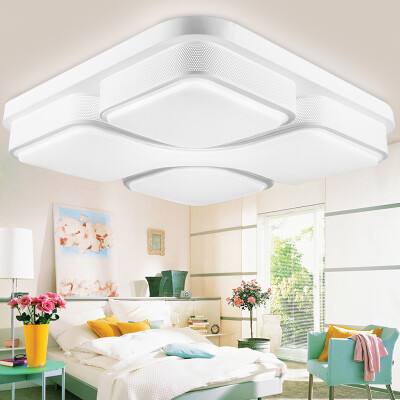 

Jingdong Supermarket] for the first time LED ceiling lamp modern simple lighting living room lights bedroom lights energy saving environment Titan 52.5 * 52.5 white light TY2405