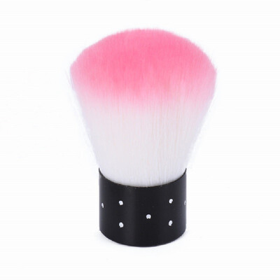 

1PC 6 COLOR soft brush Nail Tools Brush & UV Gel Nail Art Dust Clean Brush
